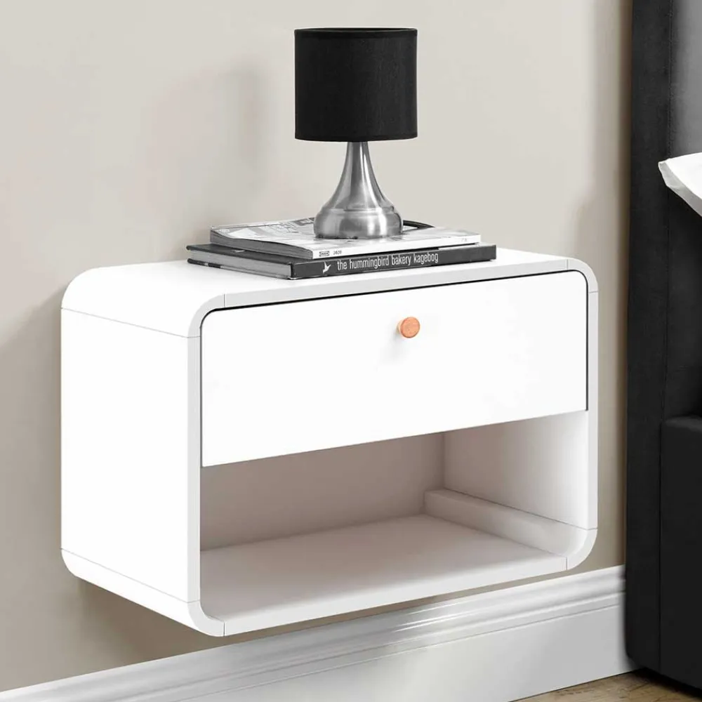 Wohnen Hängende Nachtkonsole im Scandi Chic - Kolreva