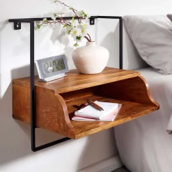 Wohnen Kommoden|Nachttische*Hängende Nachtkonsole mit Fach - Just