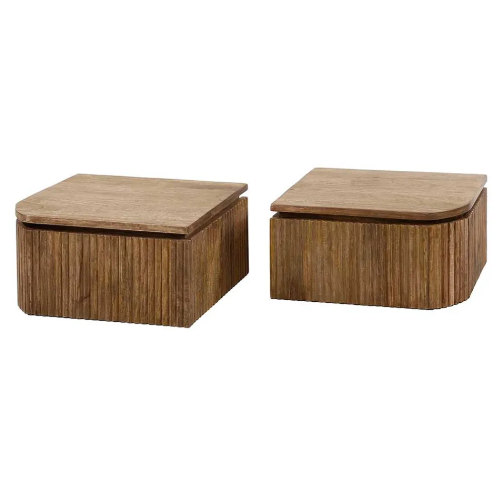 Wohnen Hängende Nachtkonsolen mit Schublade - Vidal (2er Set)