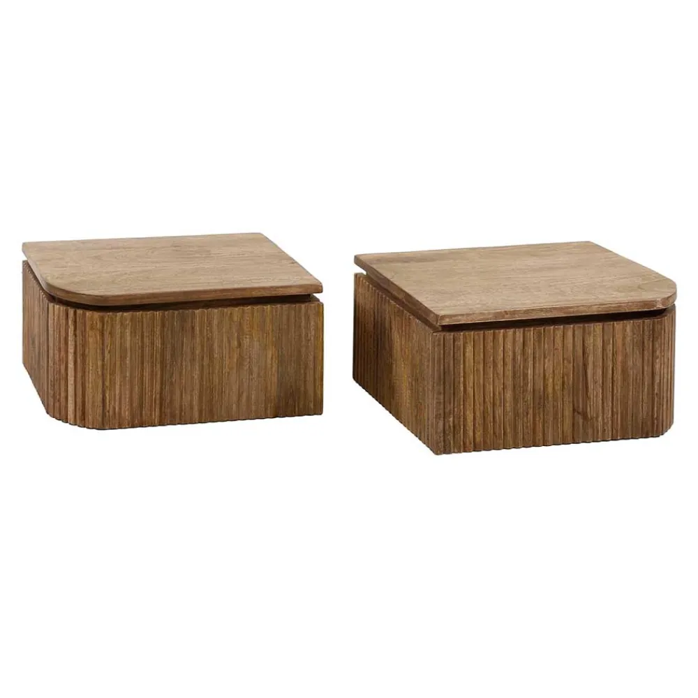 Wohnen Hängende Nachtkonsolen mit Schublade - Vidal (2er Set)