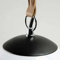 Wohnen Lampen & Leuchten*Hängende Tischlampe in Weiß Glas Kugelschirm - Nelson