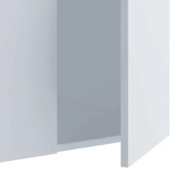 Wohnen Hängende Waschkommode mit Becken in Weiß - Ziovarica