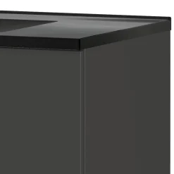 Wohnen Waschtisch|Waschbeckenunterschränke*Hängender Bad-Waschtisch in Dunkelgrau - Fanito