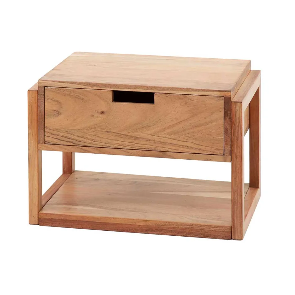 Wohnen Hängender Nachttisch mit einer Schublade - Pralina