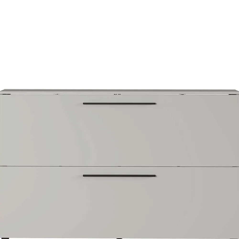 Wohnen Schuhschränke*Hängender Schuhklappenschrank in Hellgrau - Orica