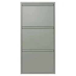 Wohnen Schuhschränke*Hängender Schuhschrank in Graugrün - Bombasti