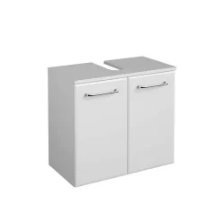 Wohnen Waschtisch|Waschbeckenunterschränke*Hängender Waschbeckenunterschrank in Weiß - Estateas