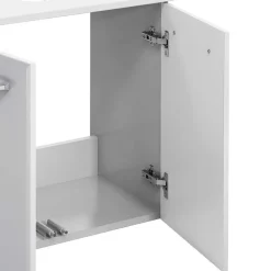 Wohnen Waschtisch|Waschbeckenunterschränke*Hängender Waschbeckenunterschrank in Weiß - Estateas