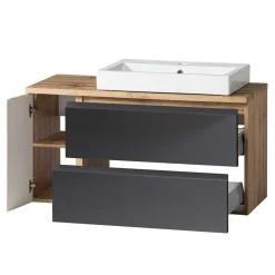 Wohnen Waschtisch|Waschbeckenunterschränke*Hängender Waschplatz mit Schubladen & Tür - Jambi