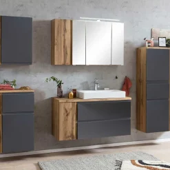 Wohnen Waschtisch|Waschbeckenunterschränke*Hängender Waschplatz mit Schubladen & Tür - Jambi