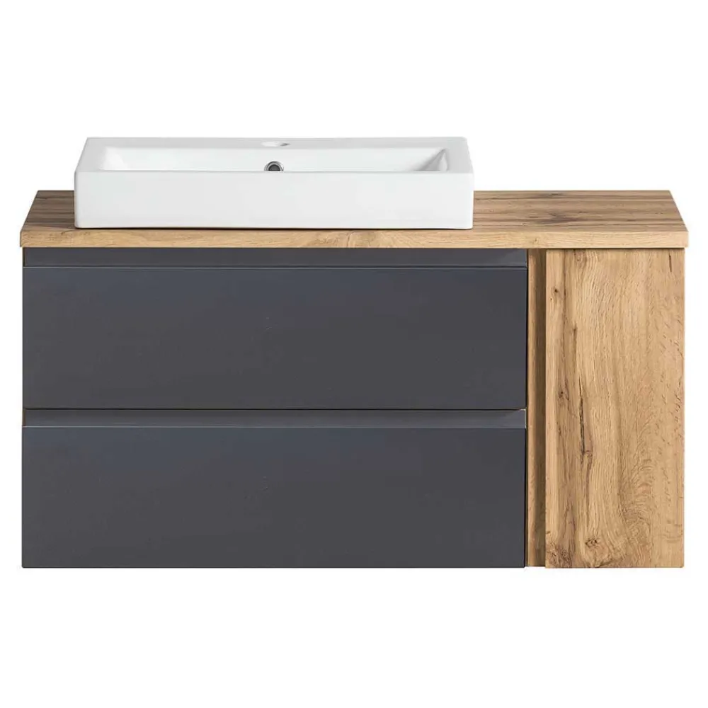 Wohnen Waschtisch|Waschbeckenunterschränke*Hängender Waschtisch mit aufgesetztem Becken - Jambi