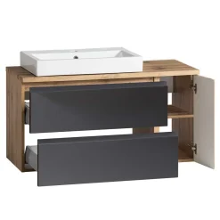 Wohnen Waschtisch|Waschbeckenunterschränke*Hängender Waschtisch mit aufgesetztem Becken - Jambi