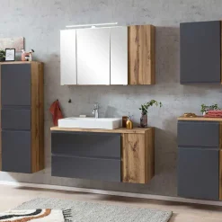 Wohnen Waschtisch|Waschbeckenunterschränke*Hängender Waschtisch mit aufgesetztem Becken - Jambi