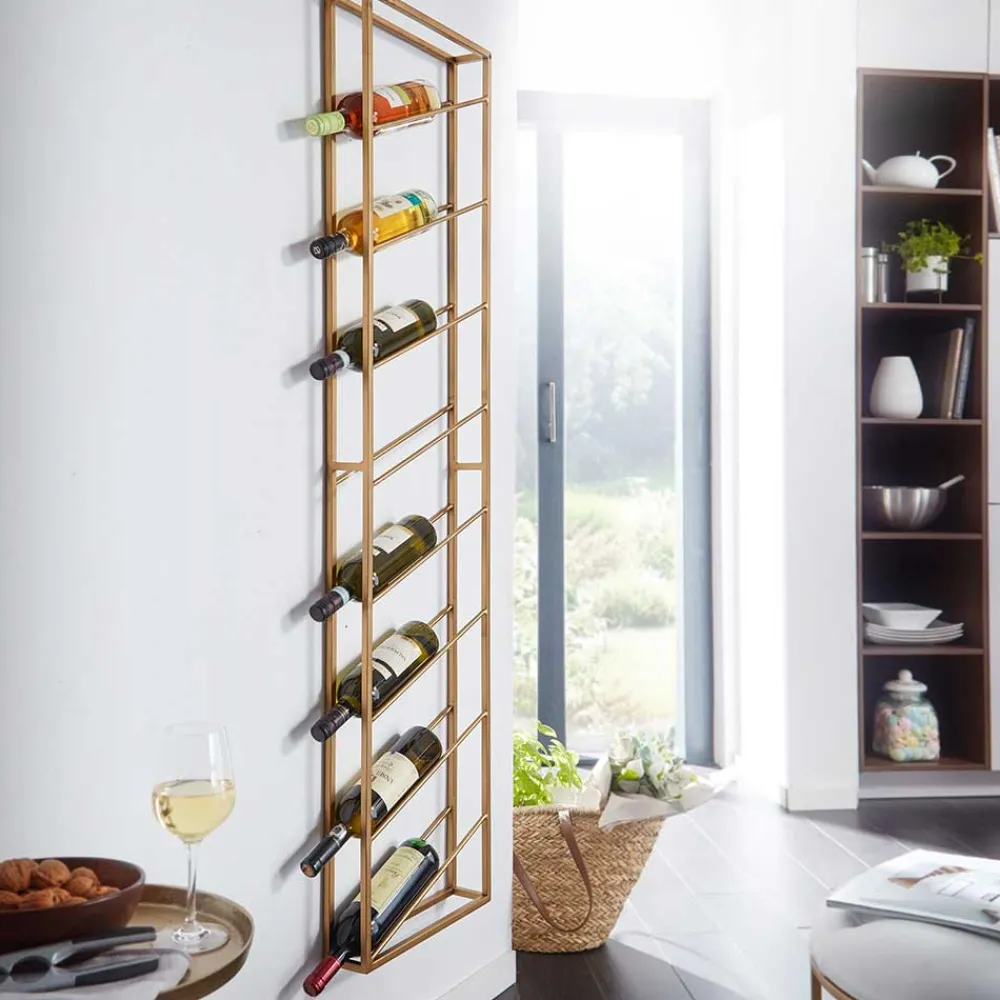 Wohnen Hängendes Designregal für Wein Flaschen - Rentiva