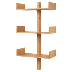 Wohnen Hängendes Designregal mit drei Ablagen - Jefferson