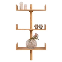 Wohnen Hängendes Designregal mit drei Ablagen - Jefferson