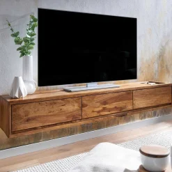 Wohnen Sideboards & Kommoden|Sideboards & Kommoden*Hängendes TV Lowboard mit drei Schubladen - Baham
