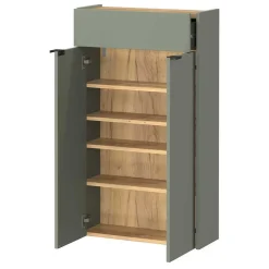 Wohnen Hängendes Vertiko & runder Spiegel - Point (zweiteilig)