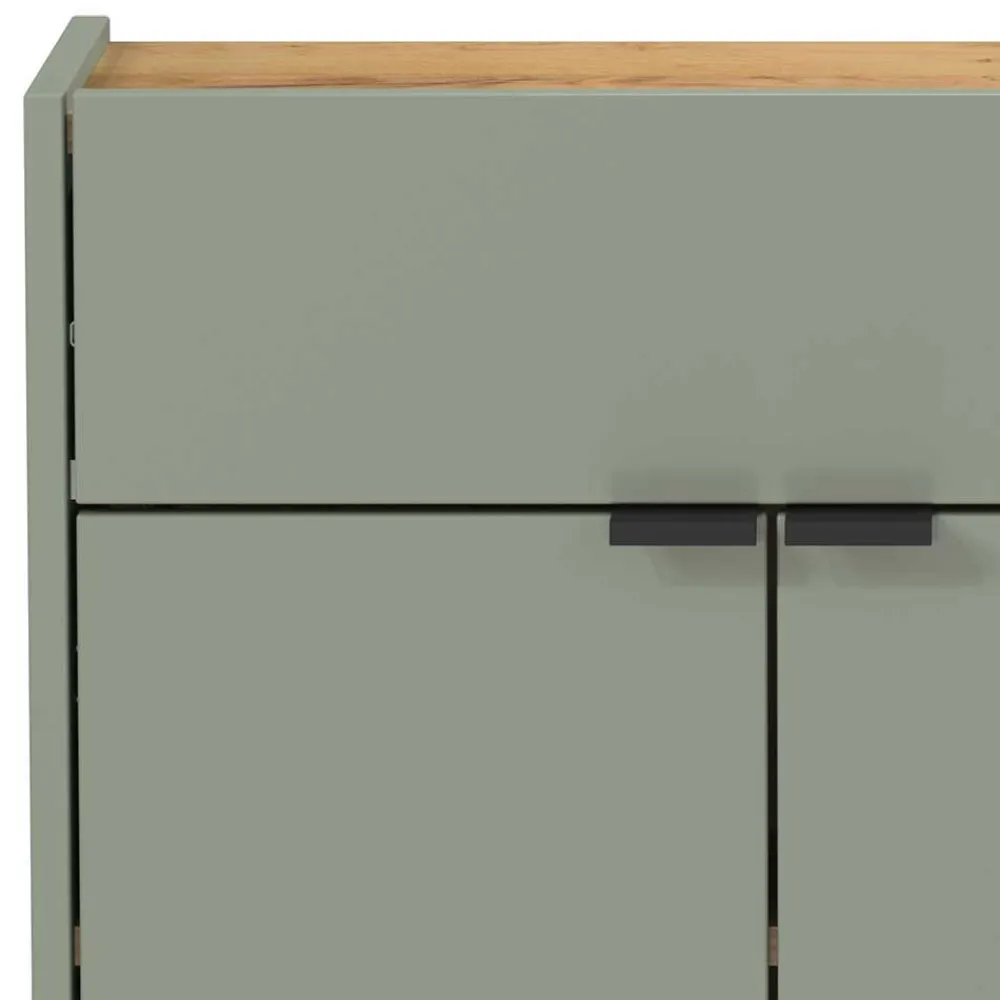 Wohnen Hängendes Vertiko & runder Spiegel - Point (zweiteilig)