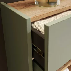 Wohnen Hängendes Vertiko & runder Spiegel - Point (zweiteilig)