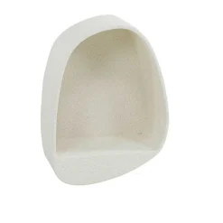 Wohnen Designermöbel*Hängeregal aus Marmorkomposit in Beige - Mayo