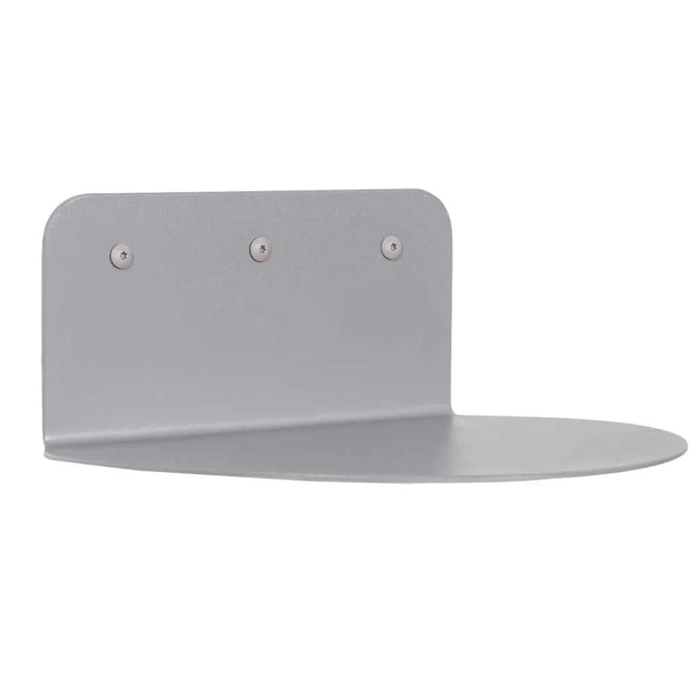 Wohnen Hängeregal aus Stahl in Taupe - Avenza