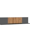 Wohnen Hängeregal mit Rückwand 183x38x24 cm - Cruzca