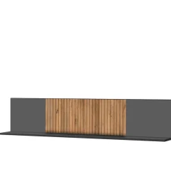 Wohnen Hängeregal mit Rückwand 183x38x24 cm - Cruzca