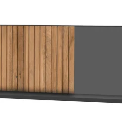 Wohnen Hängeregal mit Rückwand 183x38x24 cm - Cruzca