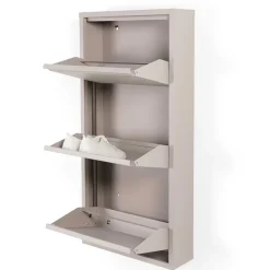 Wohnen Schuhschränke*Hängeschrank mit drei Schuhklappen - Ruven