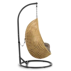 Wohnen Rattanmöbel|Lounge-Gartenmöbel*Hängesessel aus Kunstrattan - Floyda