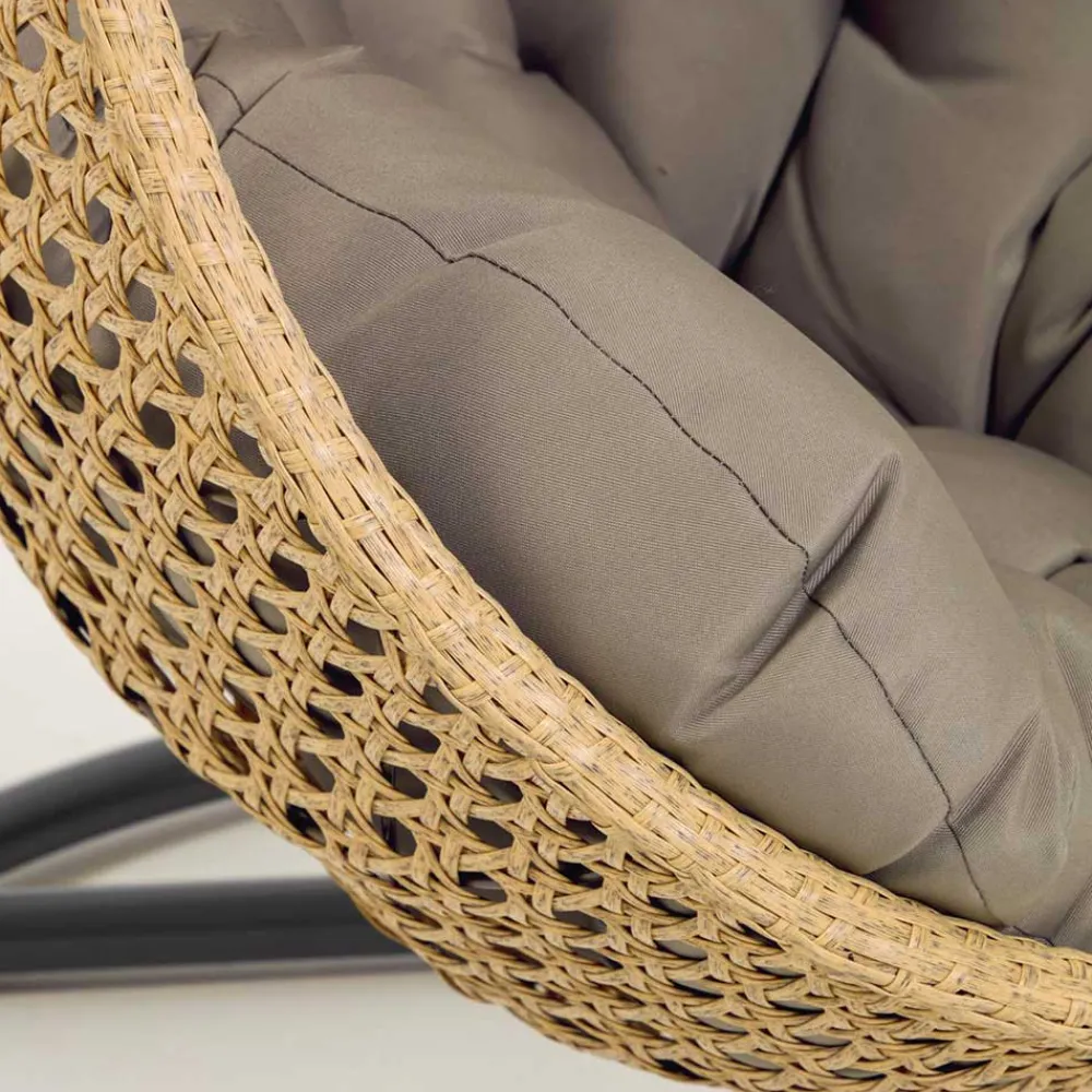Wohnen Rattanmöbel|Lounge-Gartenmöbel*Hängesessel aus Kunstrattan - Floyda