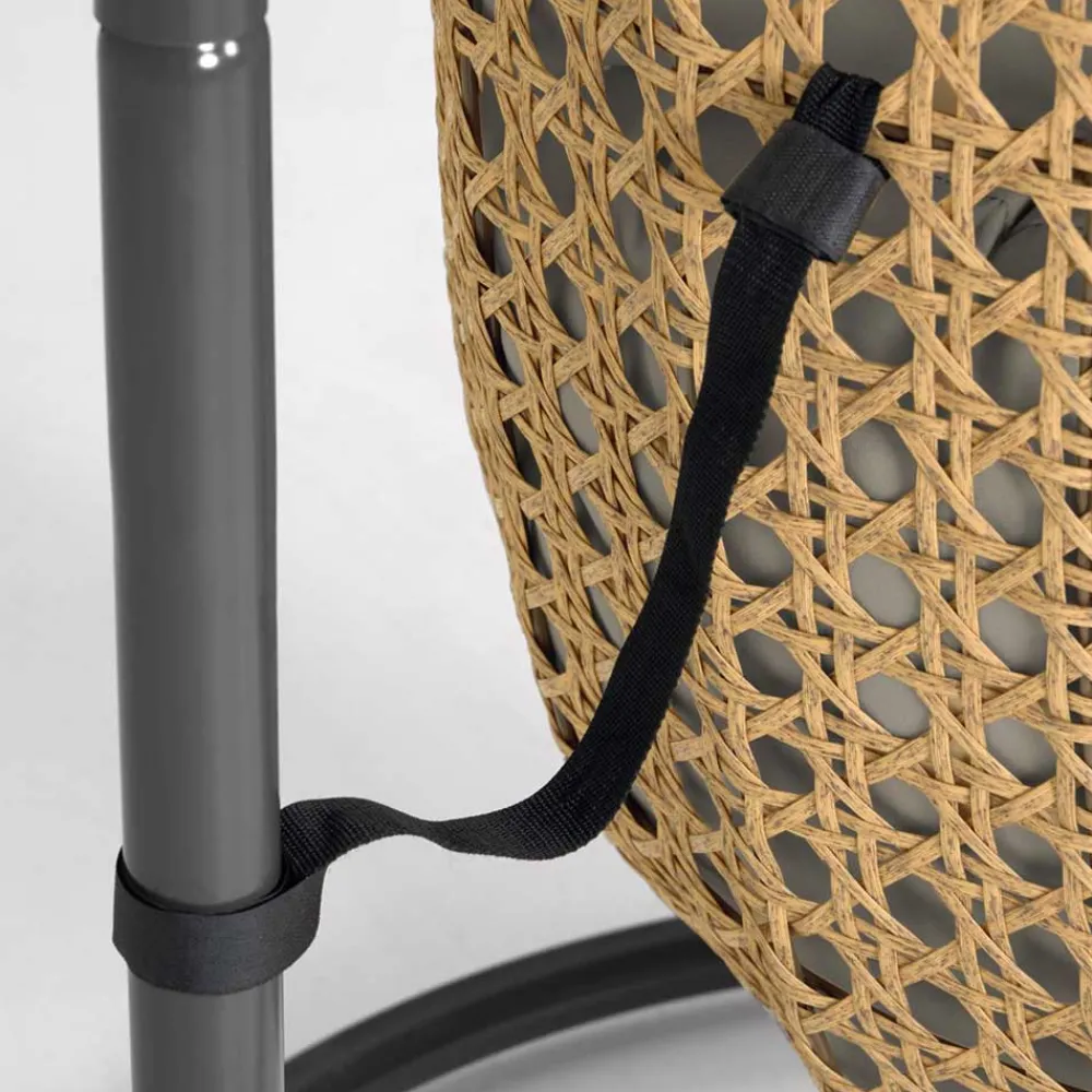 Wohnen Rattanmöbel|Lounge-Gartenmöbel*Hängesessel aus Kunstrattan - Floyda