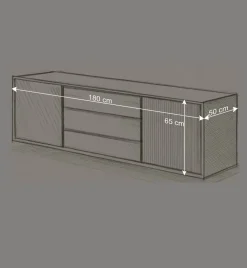 Wohnen Tv & Hifi-Möbel|Tv & Hifi-Möbel*Hänge-Sideboard mit 180 cm Breite - Fredellia