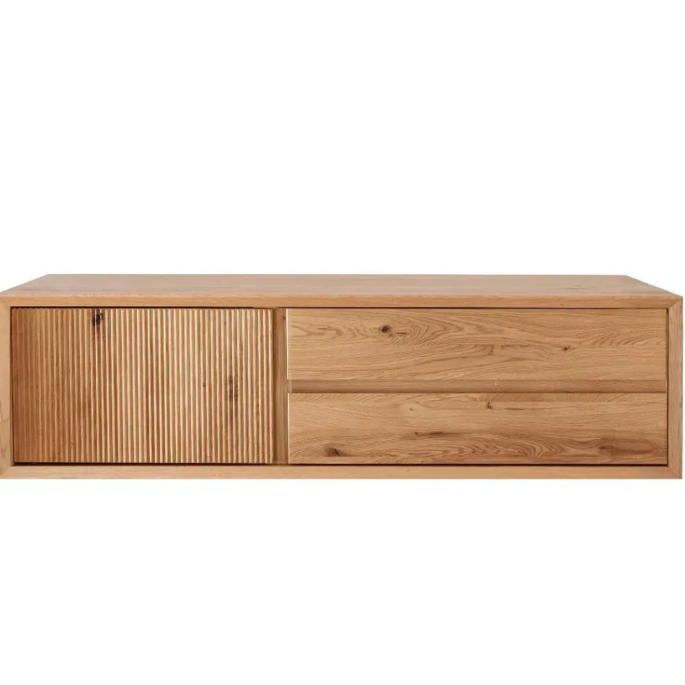 Wohnen Sideboards & Kommoden|Tv & Hifi-Möbel*Hänge-TV-Board aus Wildeiche - Fredellia