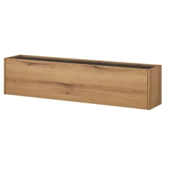 Wohnen Esszimmerschränke*Hänge-TV-Board in Wildeiche Optik und Anthrazit - Colomania