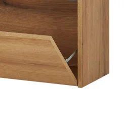 Wohnen Esszimmerschränke*Hänge-TV-Board in Wildeiche Optik und Anthrazit - Colomania