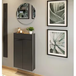 Wohnen Garderoben|Garderoben*Hänge-Vertiko & Garderobe & Spiegel - Sidgarus (dreiteilig)