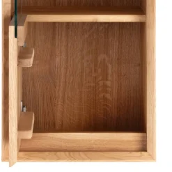 Wohnen Hängevitrine aus Wildeiche Massivholz - Fredellia