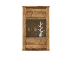 Wohnen Esszimmer-Vitrinen*Hängevitrine Nadalia aus Wildeiche Massivholz