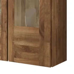 Wohnen Esszimmer-Vitrinen*Hängevitrine Vaskov aus massiver Wildeiche