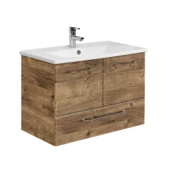 Wohnen Waschtisch|Waschbeckenunterschränke*Hänge-Waschtisch mit Keramikbecken - Miss X