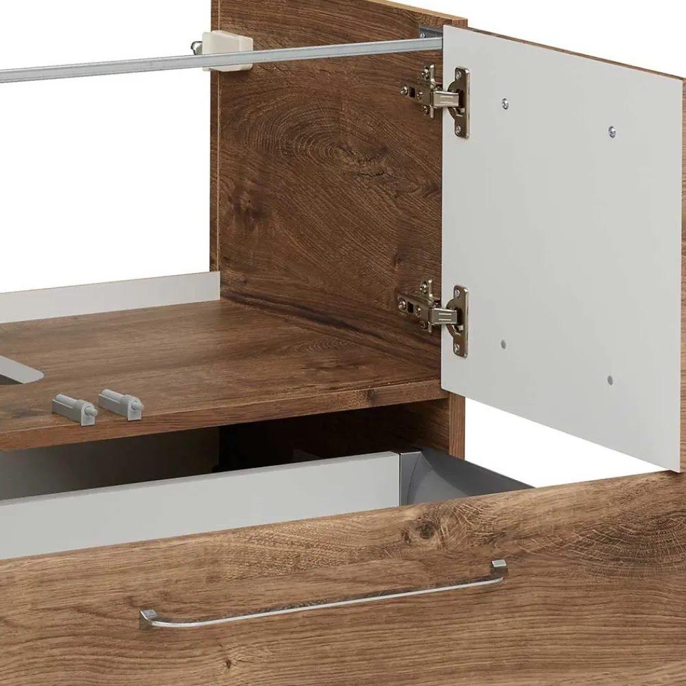 Wohnen Waschtisch|Waschbeckenunterschränke*Hänge-Waschtisch mit Keramikbecken - Miss X