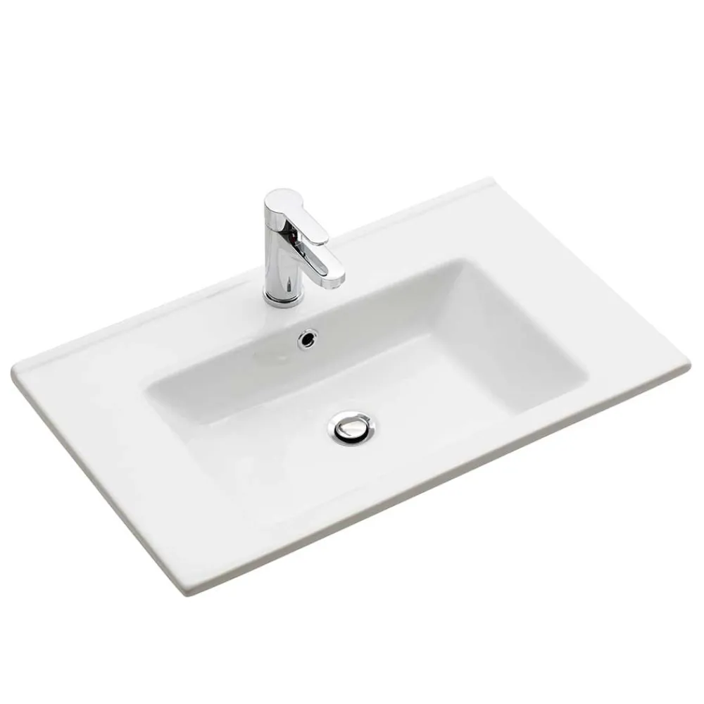 Wohnen Waschtisch|Waschbeckenunterschränke*Hänge-Waschtisch mit Keramikbecken - Miss X