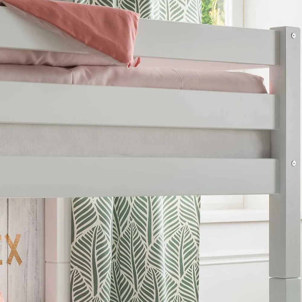 Wohnen Kinderbetten*Hochbett & Einzelbett & Regal Set - Polar (zweiteilig)