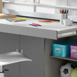 Wohnen Jugendbetten|Kinderbetten*Hochbett Boro in Weiß-Grau