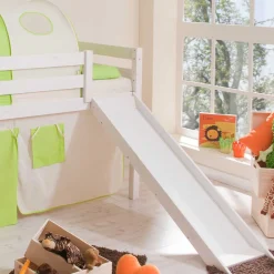 Kinder Wohnen Hochbett Luca in Kiefer Massivholz