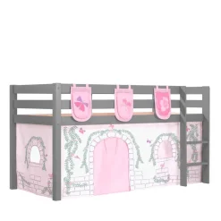 Wohnen Kinderbetten*Hochbett mit Schmetterling & Vogel Motiv - Guern