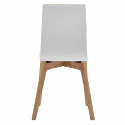 Wohnen Küchenstühle|Esszimmerstühle*Hochdrucklaminat Stuhl in Weiß - Sonda (2er Set)