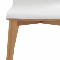 Wohnen Küchenstühle|Esszimmerstühle*Hochdrucklaminat Stuhl in Weiß - Sonda (2er Set)